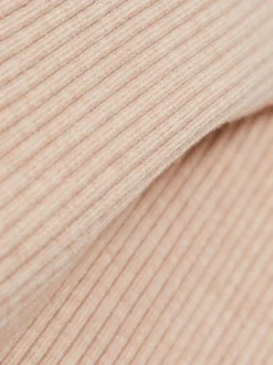 Reiss Avoine neutre - - Lorna - Pull en maille drapée asymétrique New