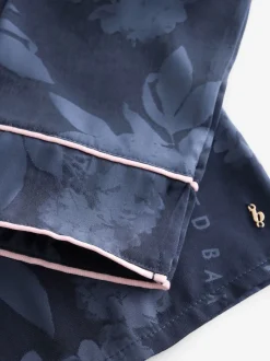 B by Ted Baker pyjama boutonné en jacquard bleu marine Online