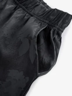 B by Ted Baker Pyjamas caraco Noir Fleuri en jacquard New