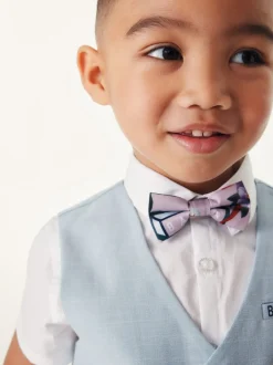 Baker by Ted Baker ensemble gilet, chemise et shorts bleu New