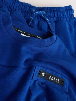 Baker by Ted Baker Ensemble Sweat-shirt et Joggings oversize bleu cobalt
