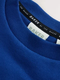 Baker by Ted Baker Ensemble Sweat-shirt et Joggings oversize bleu cobalt