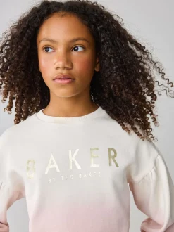 Baker by Ted Baker ensemble 2 pièces Sweat-shirt et short rose/lilas Outlet