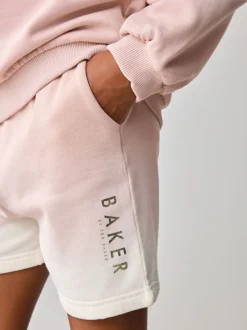 Baker by Ted Baker ensemble 2 pièces Sweat-shirt et short rose/lilas Outlet