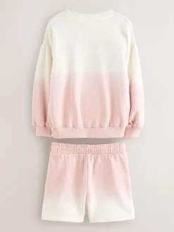 Baker by Ted Baker ensemble 2 pièces Sweat-shirt et short rose/lilas Outlet