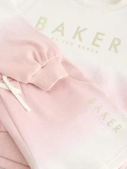 Baker by Ted Baker ensemble 2 pièces Sweat-shirt et short rose/lilas Outlet