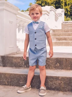 Baker by Ted Baker ensemble gilet et shorts bleu moyen Online