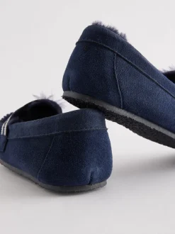 Baker by Ted Baker Garçons Chaussons mocassins marine Clearance