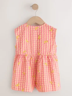 Next Banane rose/jaune - Combinaison trapèze (3mois-7ans) Discount