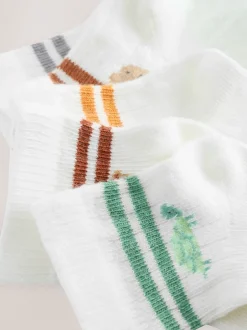 Next Bande blanche - Lot de 5 chaussettes pour bébé (0mois-2ans) Clearance
