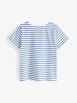 Next - T-shirt (3-16ans) Bande blanche Best