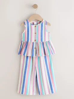 Next Bande bleue - Ensemble Chemisiers et Pantalons (3mths-8yrs) Outlet