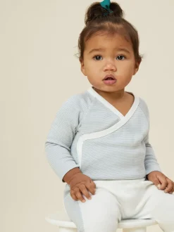 Mori Bande bleue - Body kimono super doux Discount