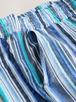 Next Bande bleue - Pantalon large à enfiler Online