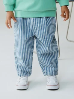 Next Bande bleue/blanche - Jean Barrel (3mois à7ans) Discount