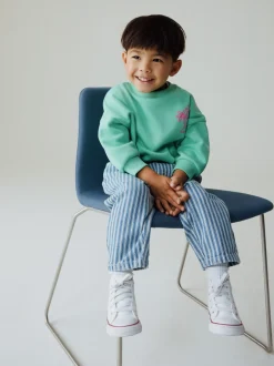 Next Bande bleue/blanche - Jean Barrel (3mois à7ans) Discount