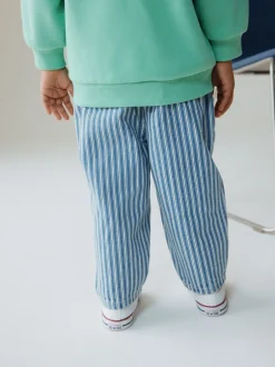 Next Bande bleue/blanche - Jean Barrel (3mois à7ans) Discount