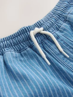 Next Bande bleue/Ecru - Jean en denim à enfiler (3-16ans) Outlet