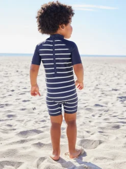 Next Bande marine - Maillot de bain Sunsafe All-In-One (3mths-7yrs) Clearance
