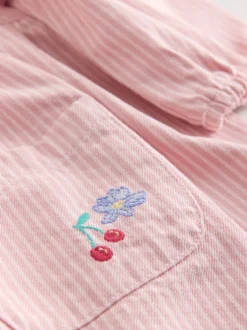 Next Bande rose - Robe en coton à manches longues (3mois8ans) Clearance