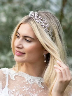 Ivory & Co Bandeau Ivoire &Co Utopia Leafy Crystal Sale