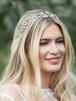 Ivory & Co Bandeau Ivoire &Co Utopia Leafy Crystal Sale