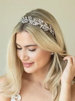 Ivory & Co Bandeau Ivoire &Co Utopia Leafy Crystal Sale