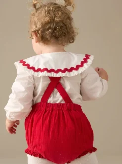 Angel & Rocket Barboteuse Dolly rouge et blanche Online