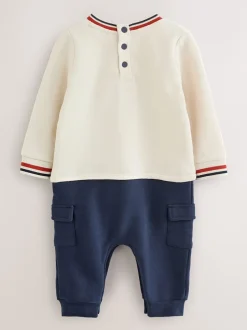 Baker by Ted Baker Barboteuse Pierre bleu marine Rouge Best