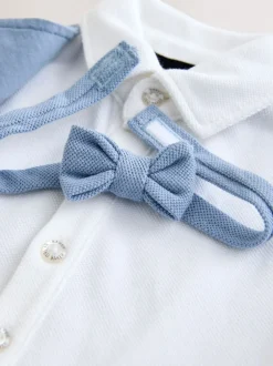 Baker by Ted Baker Barboteuse bleue élégante à nœud cravate Online