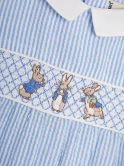 Jojo Maman Bébé Barboteuse brodée à smocks 100% coton Outlet