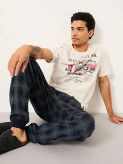 Fat Face Bas de pyjama à carreaux FatFace Clearance