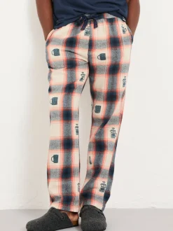 Fat Face Bas de pyjama FatFace en jacquard café Best