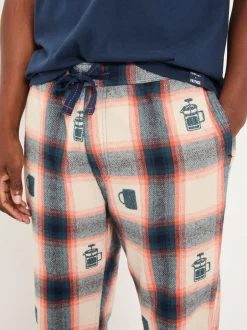 Fat Face Bas de pyjama FatFace en jacquard café Best