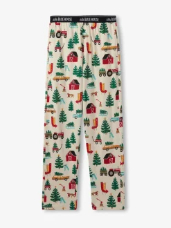 Hatley Bas de pyjama Nature Noël Ferme New