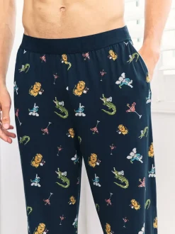 Chelsea Peers Bas de pyjama imprimé Wild dining Hot