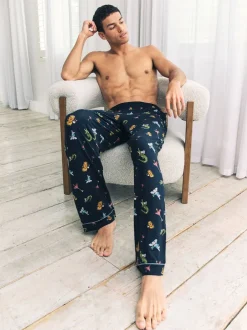 Chelsea Peers Bas de pyjama imprimé Wild dining Hot