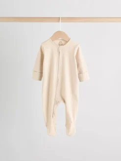 Next beige - Lot de 3 dors-bien bébé zippés (0-2ans)