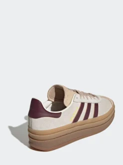 adidas originals - Baskets Gazelle Bold W Beige/Rouge Online