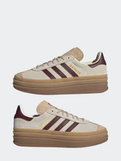 adidas originals - Baskets Gazelle Bold W Beige/Rouge Online
