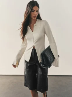 Nothing Ordinary Bermuda Yours Ordinary en similicuir longueur genou Discount