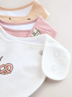 Next Berry Rose Nourriture Character - Bébé BIBS 3 Pack Clearance