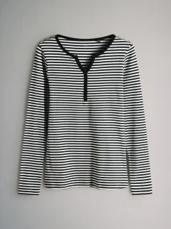 The Set Berry/rayure/rose/blanc - 4 Pack Ribbed Henleys Manches longues T-shirt Best