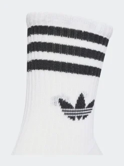 adidas originals Blanc - Chaussettes à col rond 6 Lot