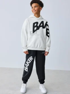 Baker by Ted Baker Blanc - ensemble sweat à capuche et jogging graphique oversize Best