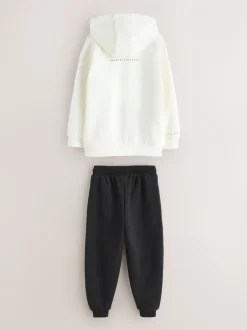 Baker by Ted Baker Blanc - ensemble sweat à capuche et jogging graphique oversize Best