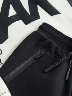 Baker by Ted Baker Blanc - ensemble sweat à capuche et jogging graphique oversize Best