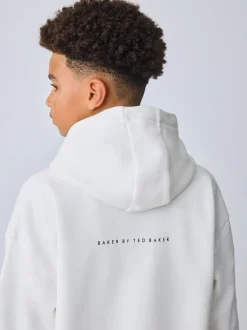 Baker by Ted Baker Blanc - ensemble sweat à capuche et jogging graphique oversize Best