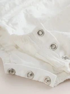 Next Blanc - Barboteuse Bloomer pour bébé (0mths-2yrs) Sale