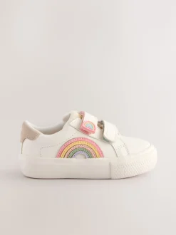 Next Blanc - Baskets à fermeture tactile Online